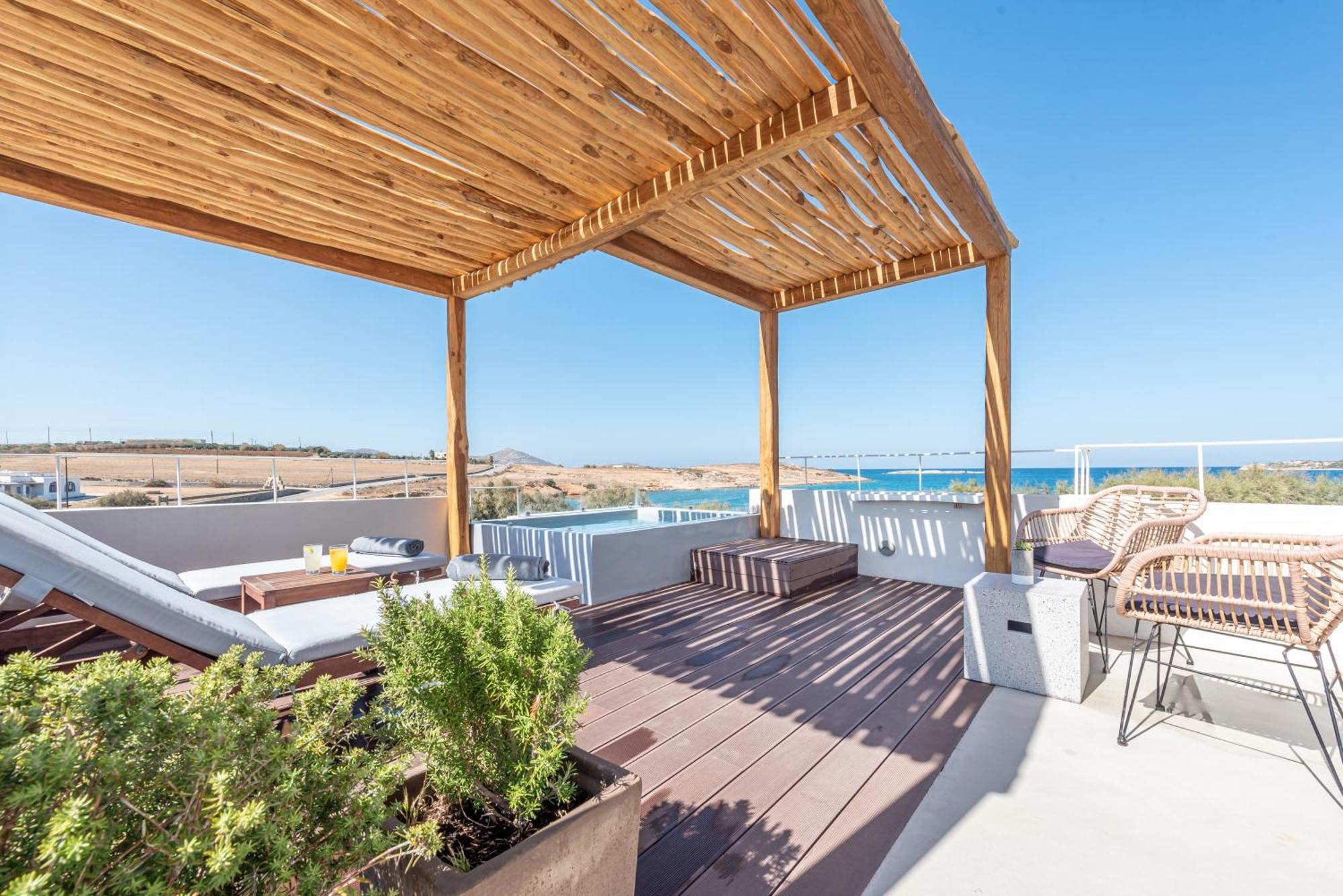 Paros Comfy Suites Náusza Kültér fotó